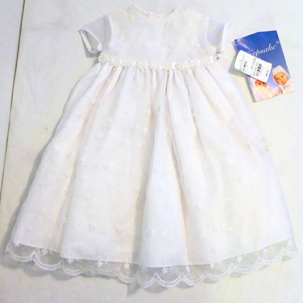 🆑Final Price Drop! Baptism White Dress 0-3mo